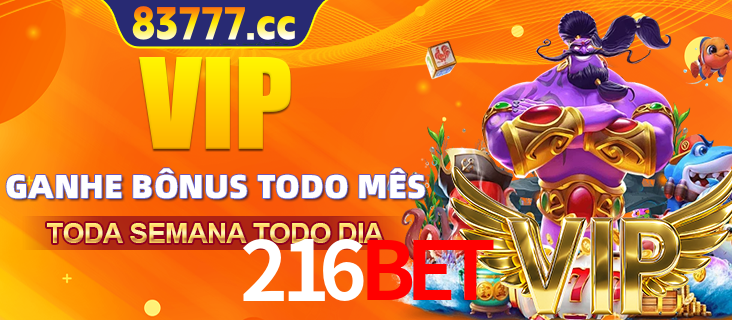 Banner promocional do 216bet oferecendo 100% de recompensas adicionais contínuas para quem fizer o login diário (Daily sign-in), com um mascote de coelho.